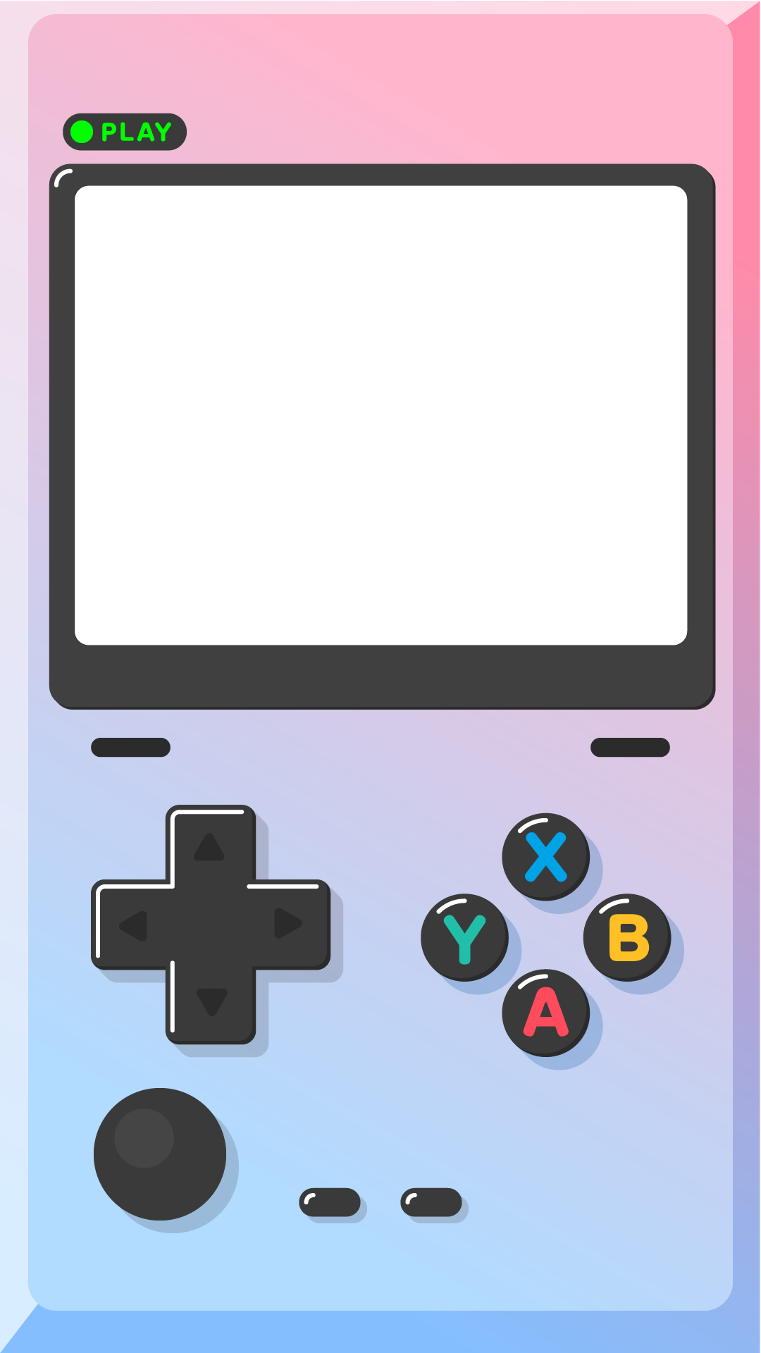 配信用素材】レトロゲーム縦型フレーム | フリー素材・縦型配信素材 | Design template ずかしのず