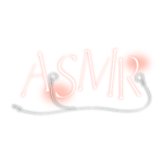 イヤホンのASMR 配信ロゴ素材｜無料・色変更OK｜ずかしのず カラーバリエーション 3