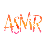 ざらざらしてるASMR 配信ロゴ素材｜無料・色変更OK｜ずかしのず カラーバリエーション 2