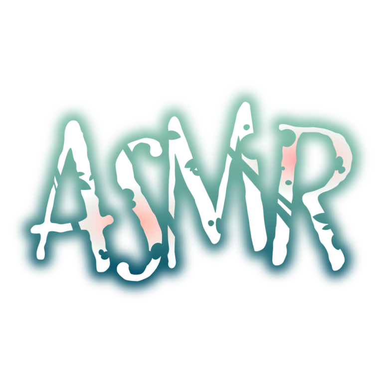 ざらざらしてるASMR 配信ロゴ素材｜無料・色変更OK｜ずかしのず