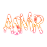 ざらざらしてるASMR 配信ロゴ素材｜無料・色変更OK｜ずかしのず カラーバリエーション 4
