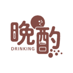 乾杯お月見晩酌配信ロゴ素材｜無料・色変更OK｜ずかしのず   カラーバリエーション 16
