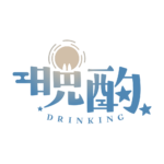 お月様のお月見晩酌配信ロゴ素材｜無料・色変更OK｜ずかしのず   カラーバリエーション 2