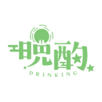 お月様のお月見晩酌配信ロゴ素材｜無料・色変更OK｜ずかしのず   カラーバリエーション 13