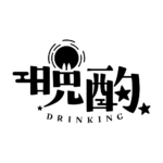 お月様のお月見晩酌配信ロゴ素材｜無料・色変更OK｜ずかしのず   カラーバリエーション 18