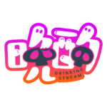 オバケの晩酌ハロウィーン配信素材｜無料・色変更OK カラーバリエーション 3