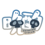 オバケの晩酌ハロウィーン配信素材｜無料・色変更OK カラーバリエーション 4