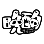 オバケの晩酌ハロウィーン配信素材｜無料・色変更OK カラーバリエーション 17