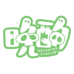 オバケの晩酌ハロウィーン配信素材｜無料・色変更OK カラーバリエーション 21